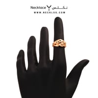 خاتم ذهب عيار21 لازوردي (RNLZ.0217)