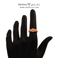 خاتم ذهب عيار21 لازوردي (RNLZ.0253)