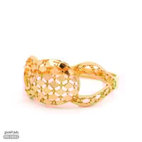 خاتم ذهب عيار 21 تصميم راقي وفاخر (RN.5692)