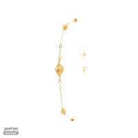 سوارة ذهب عيار 21 تصميم اسطواني فريد (SW.5634)