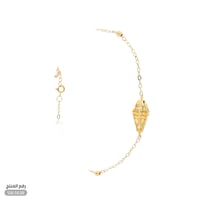 سوارة ذهب عيار 21 تصميم فاخر (SW.5638)