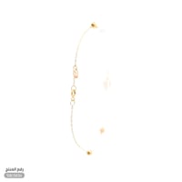 سوارة ذهب عيار 21 تصميم اسطواني فريد (SW.5634)