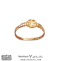 نصف طقم ذهب أطفال عيار 21 بتصميم فاخر (HTK.5081)