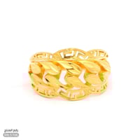 خاتم ذهب عيار 21 بلمسة ساحرة وفريدة (RN.5706)