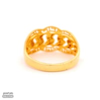 خاتم ذهب عيار 21 بلمسة ساحرة وفريدة (RN.5706)