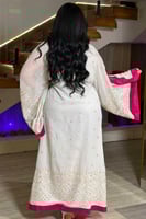 جلابية أرجـوان - رمادي