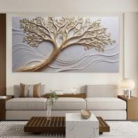 لوحات ورد واشجار تصميم عصري