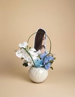 فازه ورد صناعي مولود