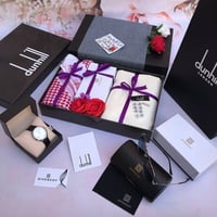 طقم هدايا رجاليه ماركة دنهل فخمه مع لمسات التغليف