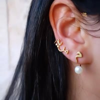 حلق بالاسم مع زركون