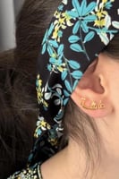 حلق بالاسم مع زركون