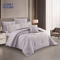 مفرش كراون مايكروفايبر مطرز نفرين 7 قطع