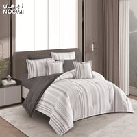 مفرش جومانا مايكروفايبر فندقي نفر ونص 5 قطع