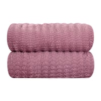 مفرش ليان شتوي مايكروفايبر نفرين 7 قطع