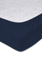 طـقـم شـرشـف 2 قـطـعة مـفـرد ونـص- كحلي