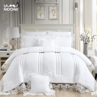 مفرش ليسا دانتيل نفر ونص 5 قطع مايكروفايبر