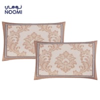 مفرش كراون مايكروفايبر مطرز نفرواحد (نفرونص) 5 قطع