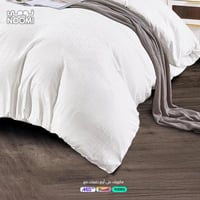 مفرش الاندلس الفندقية جودة عالية نفر ونص ابيض