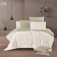 مفرش نسمة سادة قطن 100% 8 قطع نفرين