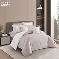 مفرش جومانا مايكروفايبر فندقي نفر ونص 5 قطع