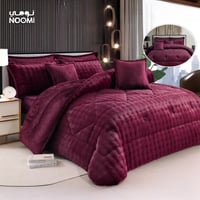 مفرش شيناز مخمل فرو شتوي 5 قطع نفرونص