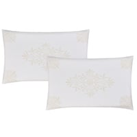 مفرش ديلارا المطرز بالكامل مايكروفايبر نفرين 7 قطع