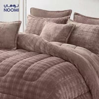مفرش ستارليت مخمل فرو شتوي نفرونص 5 قطع