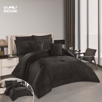 سيلا مفرش نفرونص 5 قطع مخمل محفر