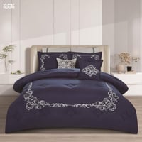 مفرش لارا ٨ قطع مطرز كامل