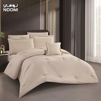 مفرش دريمي مايكروفايبر مطرز نفرين 7 قطع