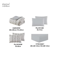 مفرش الماركة مايكروفايبر صيفي نفرين6 قطع