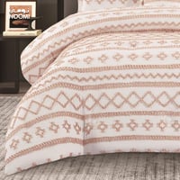 مفرش بوهيمي مايكروفايبر صيفي نفرين 7 قطع