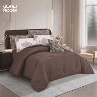 مفرش ديلارا المطرز بالكامل مايكروفايبر نفرونص 5 قط...