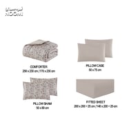 مفرش الماركة مايكروفايبر صيفي نفرونص 4 قطع