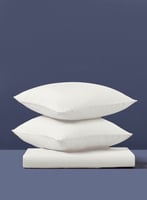 طـقـم شـرشـف 3 قـطـع مـزدوج -ابيض