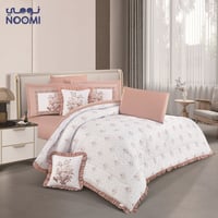 مفرش ريمي منفوخ مايكروفايبر وجهين | نفر و نص 5 قطع