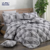 مفرش ايليف قطن تركي 100% مشجر | نفرين 8 قطع