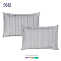 مفرش جومانا مايكروفايبر فندقي نفرونص 5 قطع رصاصي ف...