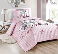 مفرش مضغوط اطفال مخمل 3 قطع