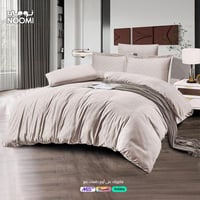 مفرش الاندلس الفندقية جودة عالية نفر ونص رمادي فات...