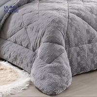 مفرش تيرفيكا مخمل فرو شتوي نفرين 8 قطع