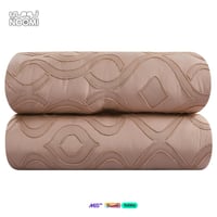 مفرش اوسكار مايكروفايبر مطرز نفرونص 5 قطع