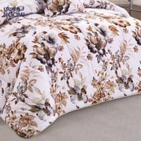 سيرين مفرش صيفي نفر ونص وجهين 5 قطع مايكروفايبر