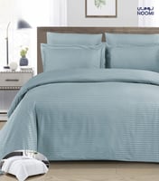 مفرش سيما الفندقي مايكروفايبر 7 قطع مزدوج أحمر