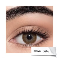 عدسات لاصقة ملونة من لنس مي -براون