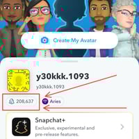 حسابات سناب شات نقاط عاليه