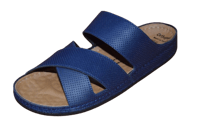 حذاء فلسطيني بدعسة طبية ازرق