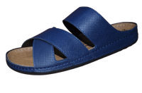 حذاء فلسطيني بدعسة طبية ازرق