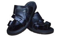 حذاء فلسطيني بجلد طبيعي اسود