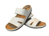 حذاء فلسطيني بدعسة طبية ابيض